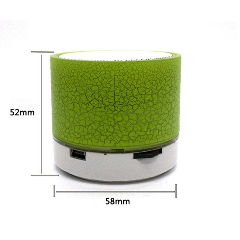 LED Lights Subwoofer USB Charging  Portable Bluetooth Speaker