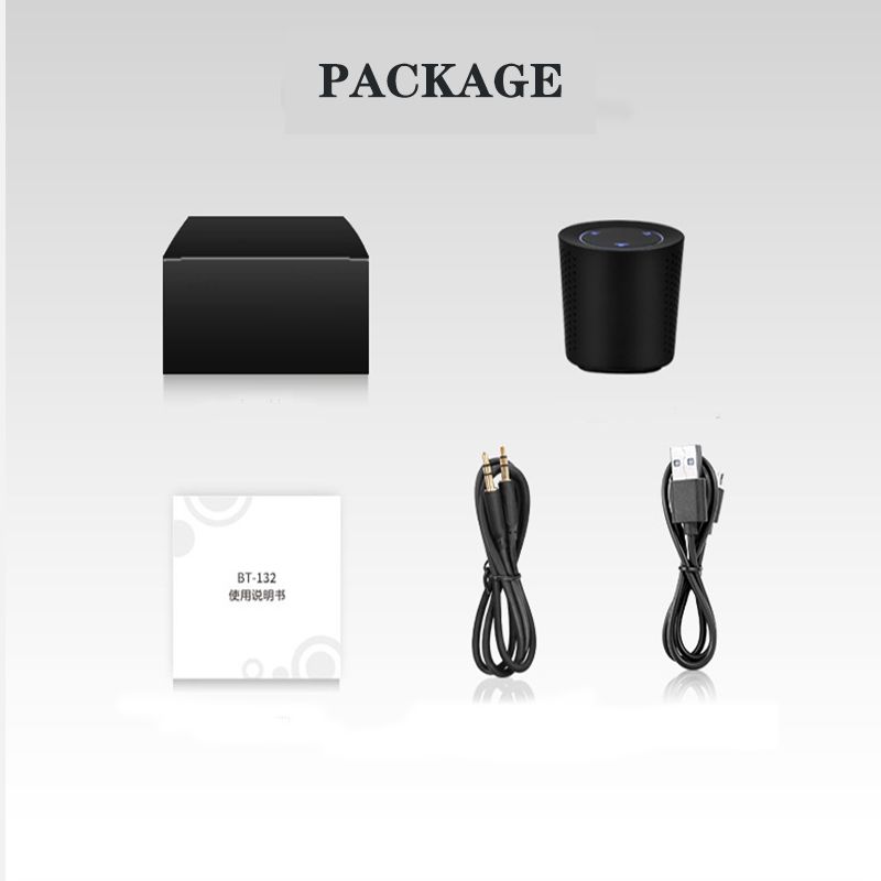 Vertical Two-Channel Wireless Portable Bluetooth Speaker