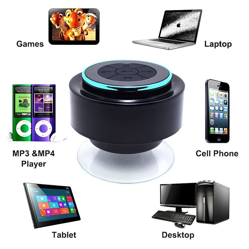 Waterproof Play Video Phone Function MP3 Wireless Outdoor Speaker