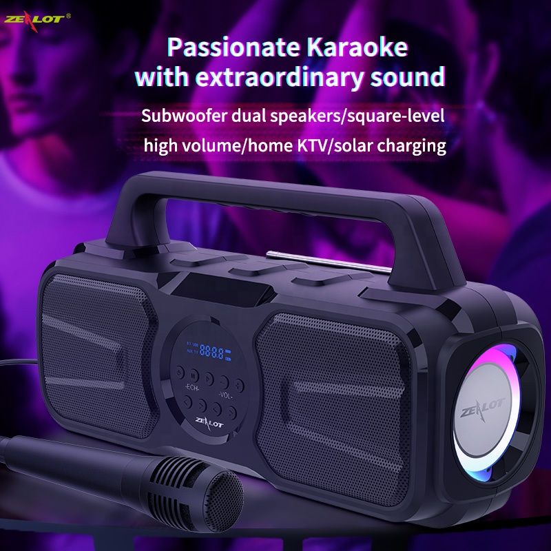 IPX5 Portable Music Center Acoustic System Subwoofer Speaker