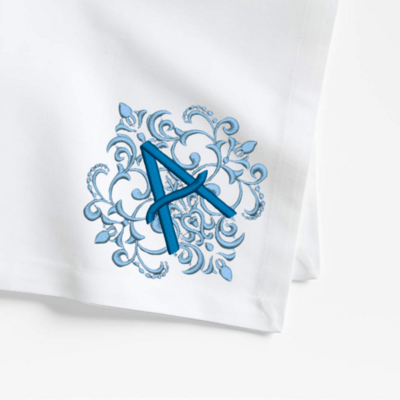 Damask Monogram Dinner Napkins