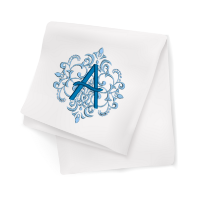 Damask Monogram Dinner Napkins