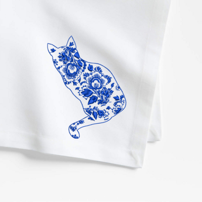 Chinoiserie Cat Dinner Napkins