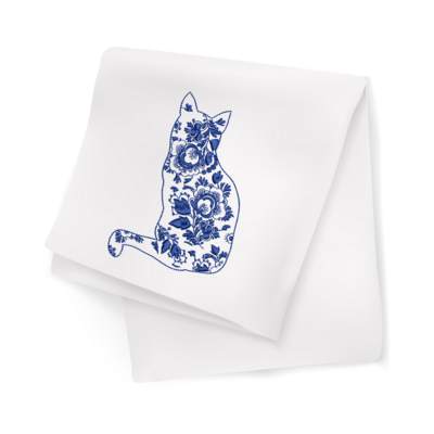 Chinoiserie Cat Dinner Napkins