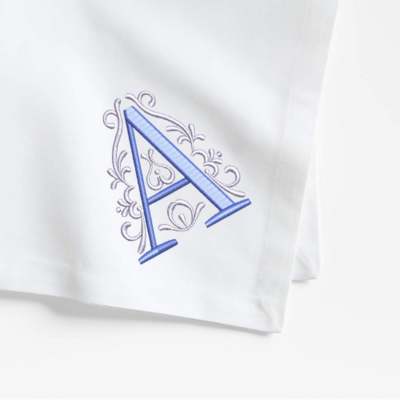 Evelyn Monogram Dinner Napkins