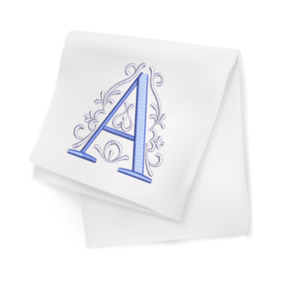 Evelyn Monogram Dinner Napkins