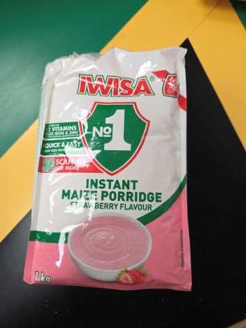 Iwisa Instant Maize Porridge - Strawberry 1kg