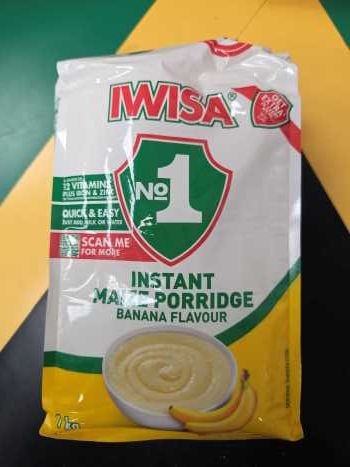 Iwisa Instant Maize Porridge - Banana 1kg