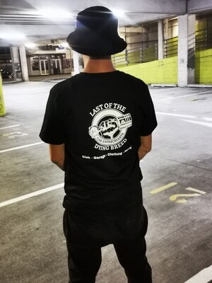 The Last of the Dying Breed Car Enthusiast  Black T-shirt.