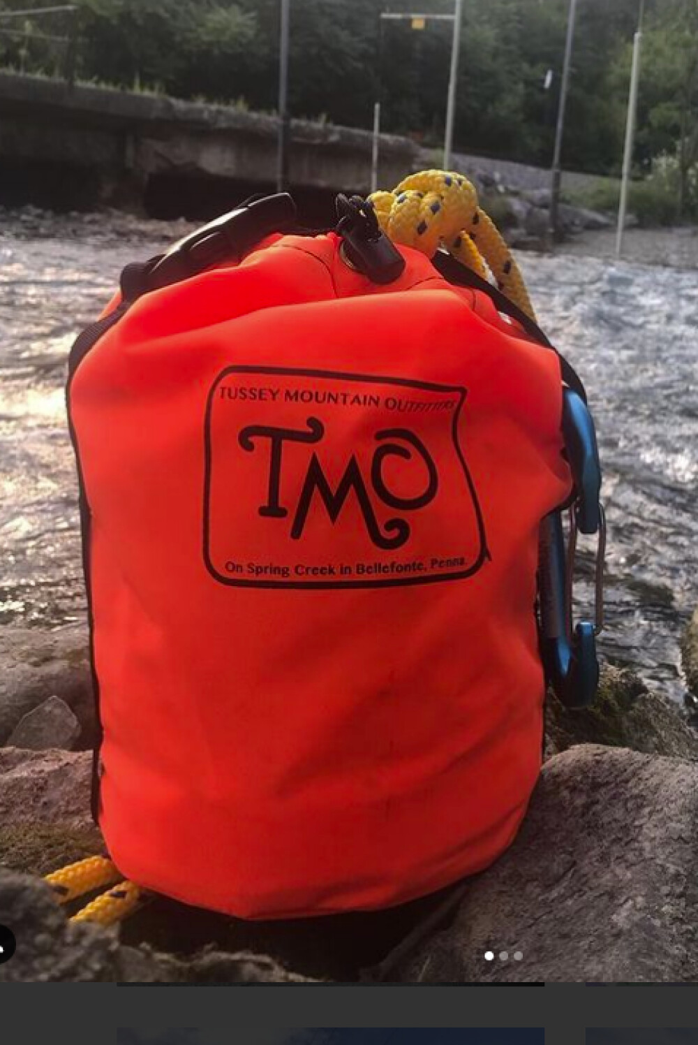 TMO Rope Bag, Attribute 1: Orange, Attribute 2: 75', Attribute 3: 5/16" Yellow