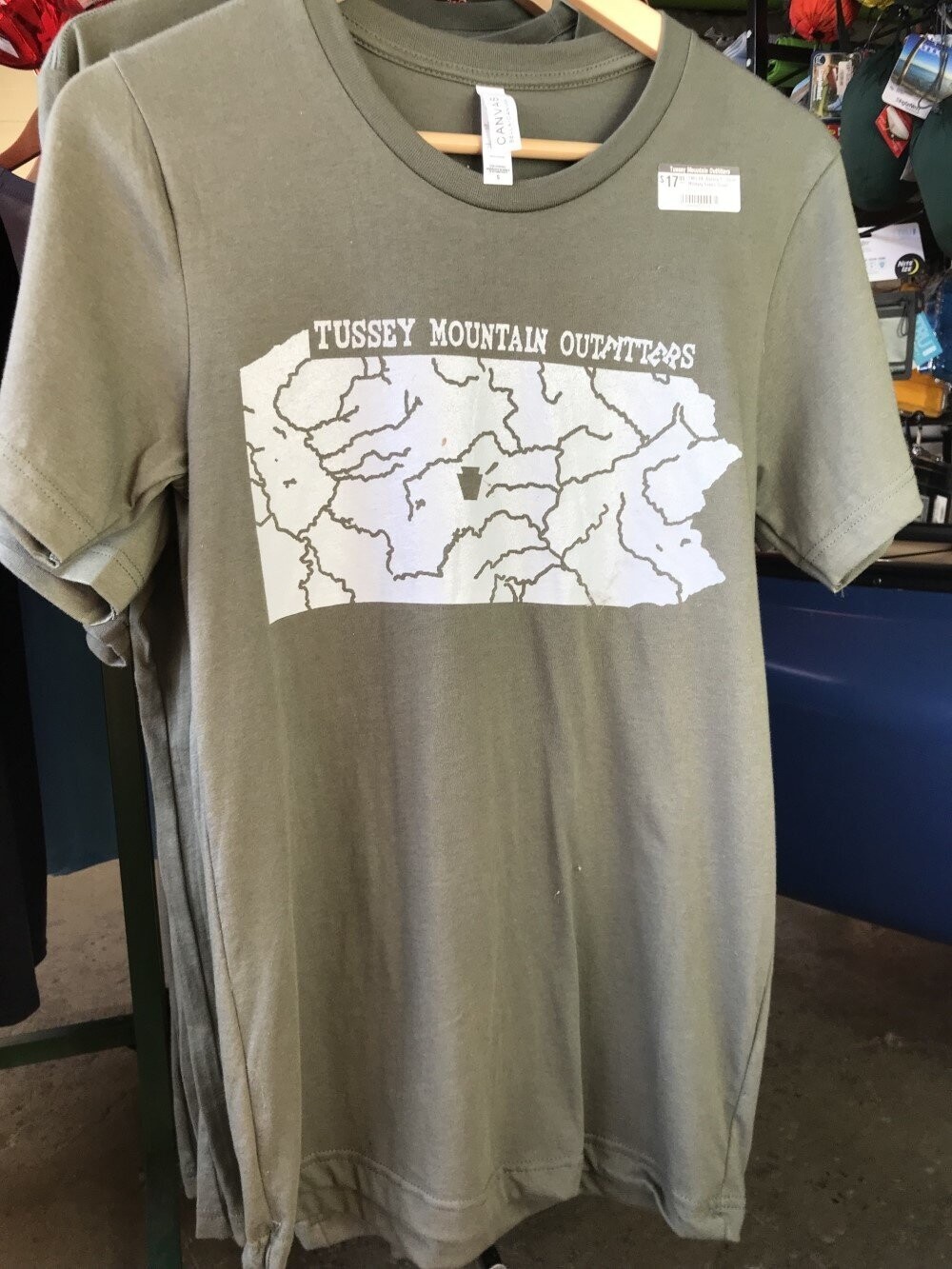 TMO PA Waters T-Shirt, Color: Military Green, Size: Small