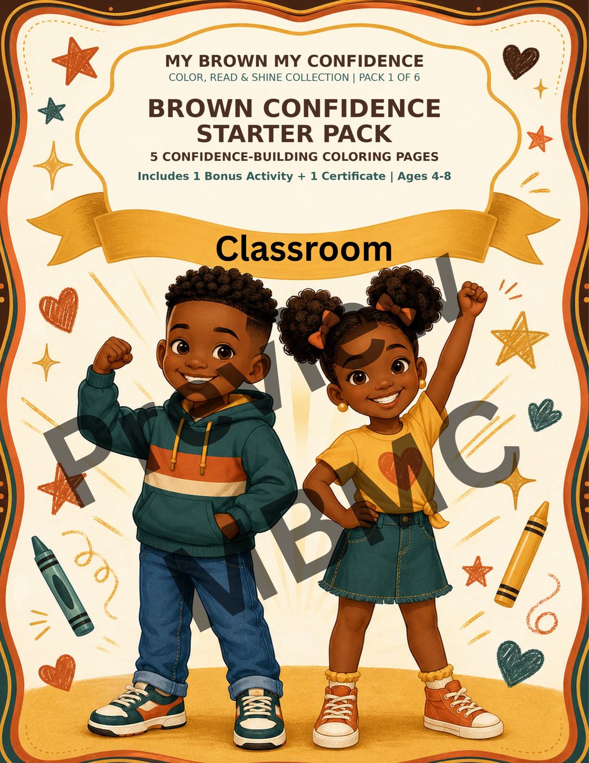 My Brown My Confidence Classroom Starter Pack 1