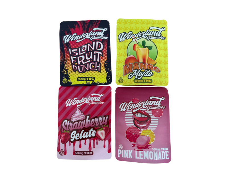 wonderland - infused vegan gummies -thc - 500MG