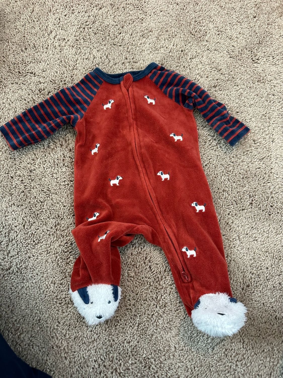 LITTLE ME dog onsie SIZE 3 MONTHS