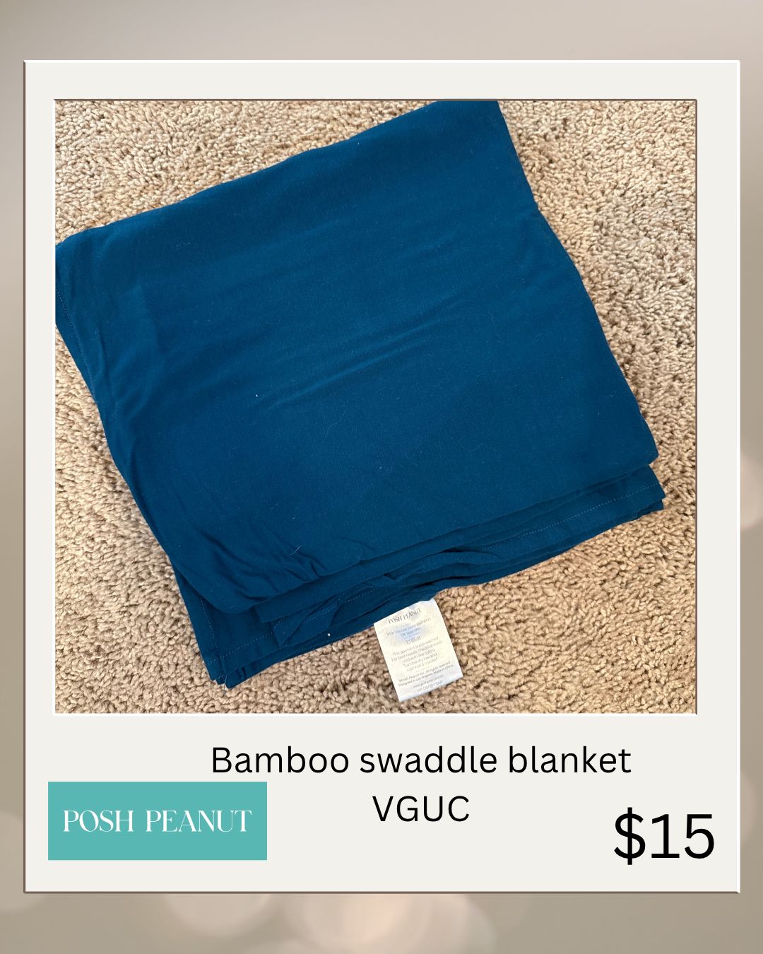 Posh Peanut Bamboo Swaddle Blanket