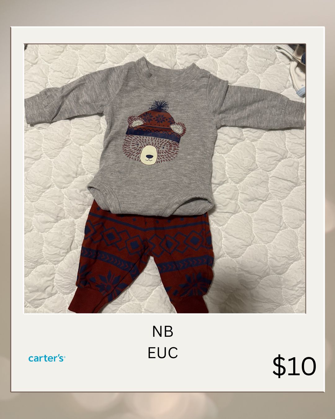 NB Onsie + Pants Outfit