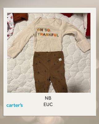 NB Thanksgiving Onsie With Pants