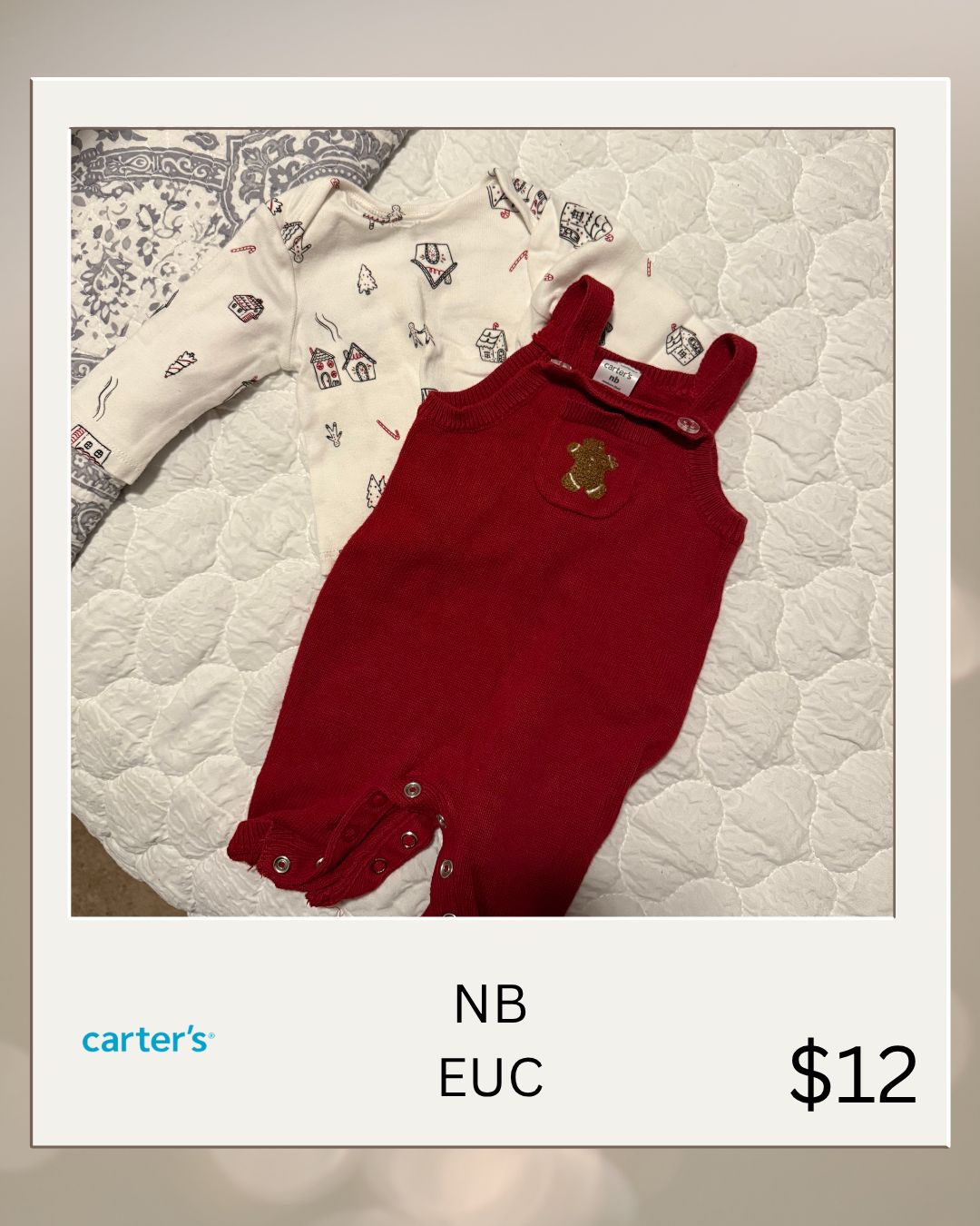 NB Gingerbread Man Outfit