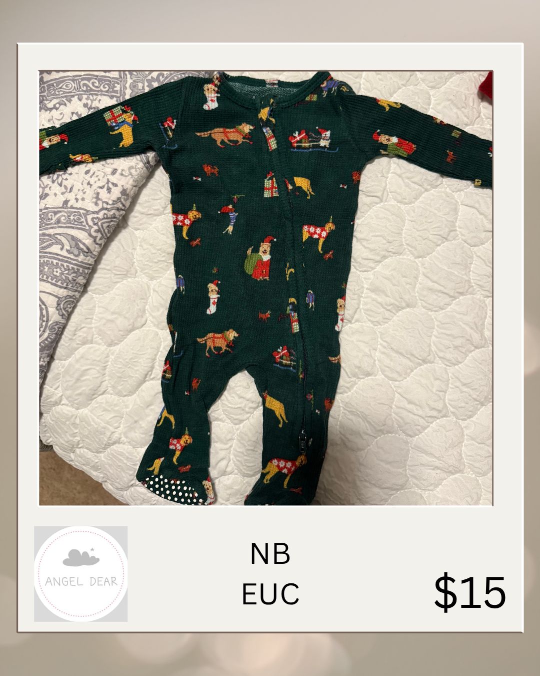 NB Angel Dear Christmas Onsie