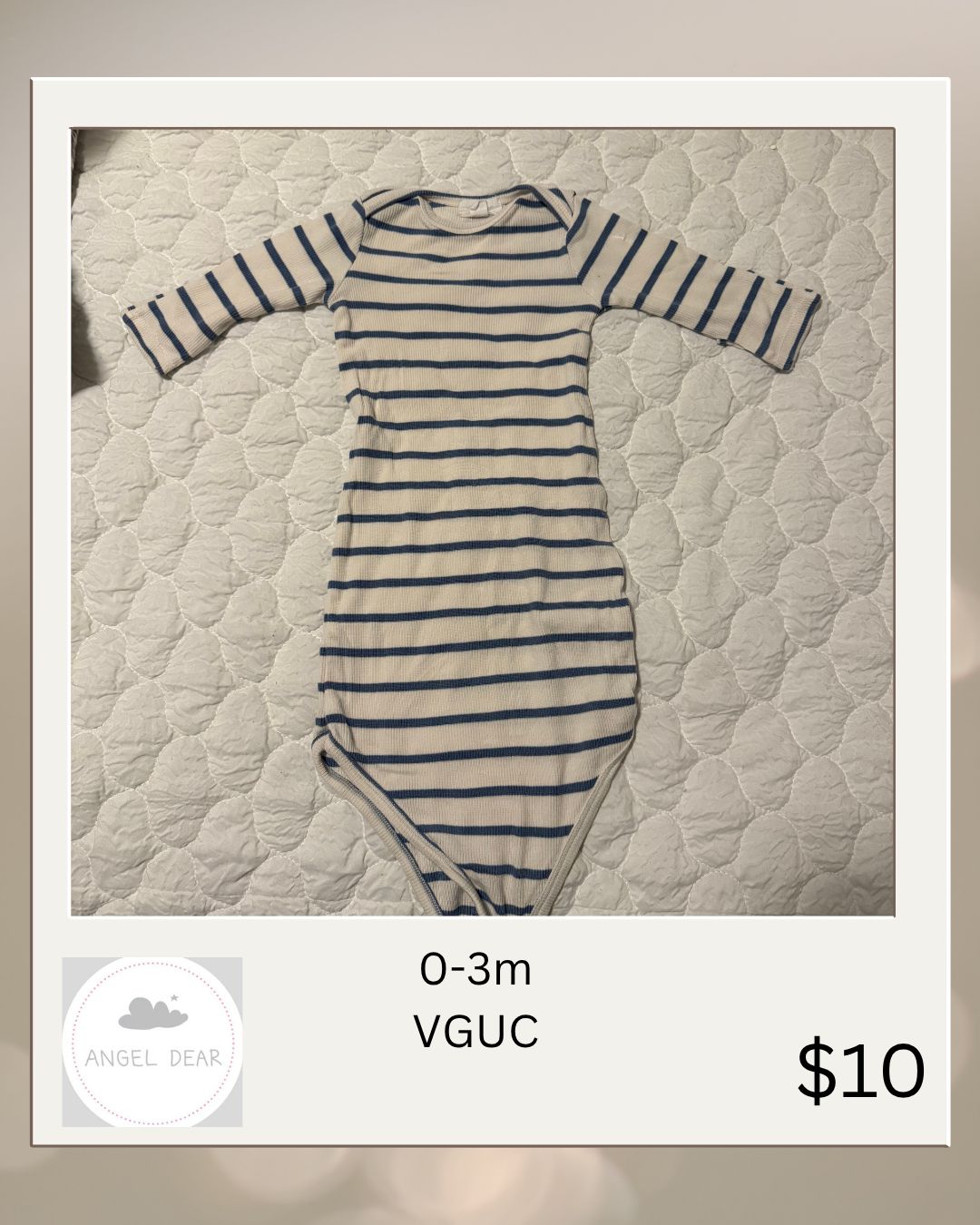 0-3m Angel Dear Knot Gown