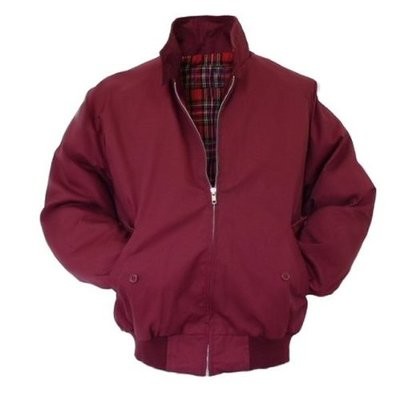 RELCO BURGUNDY HARRINGTON JACKET RELCO BURGUNDY HARRINGTON JACKET