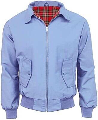 RELCO SKY BLUE HARRINGTON JACKET RELCO SKY BLUE HARRINGTON JACKET
