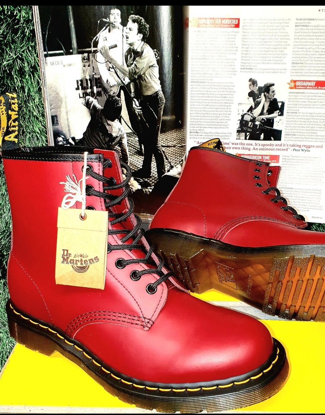 DR. MARTENS 1460 Cherry Red Smooth