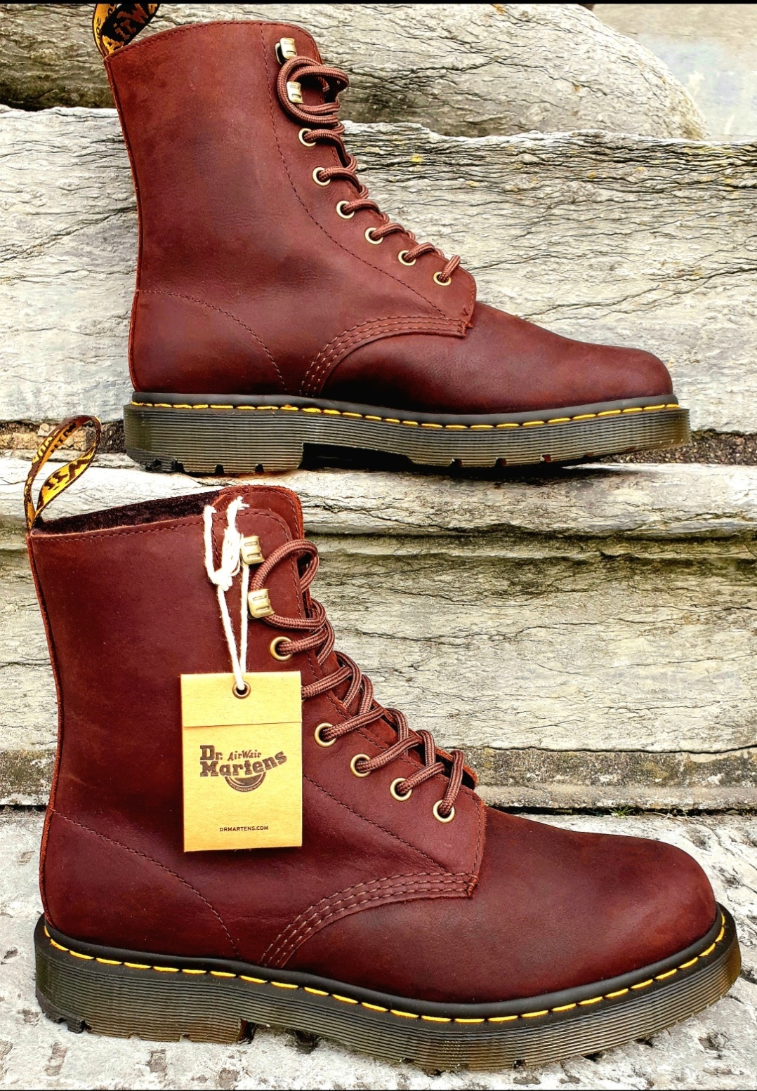 DR. MARTENS 1460 PASCAL WINTER GRIP OUTLAW BROWN - Store - McCarthy's Cork