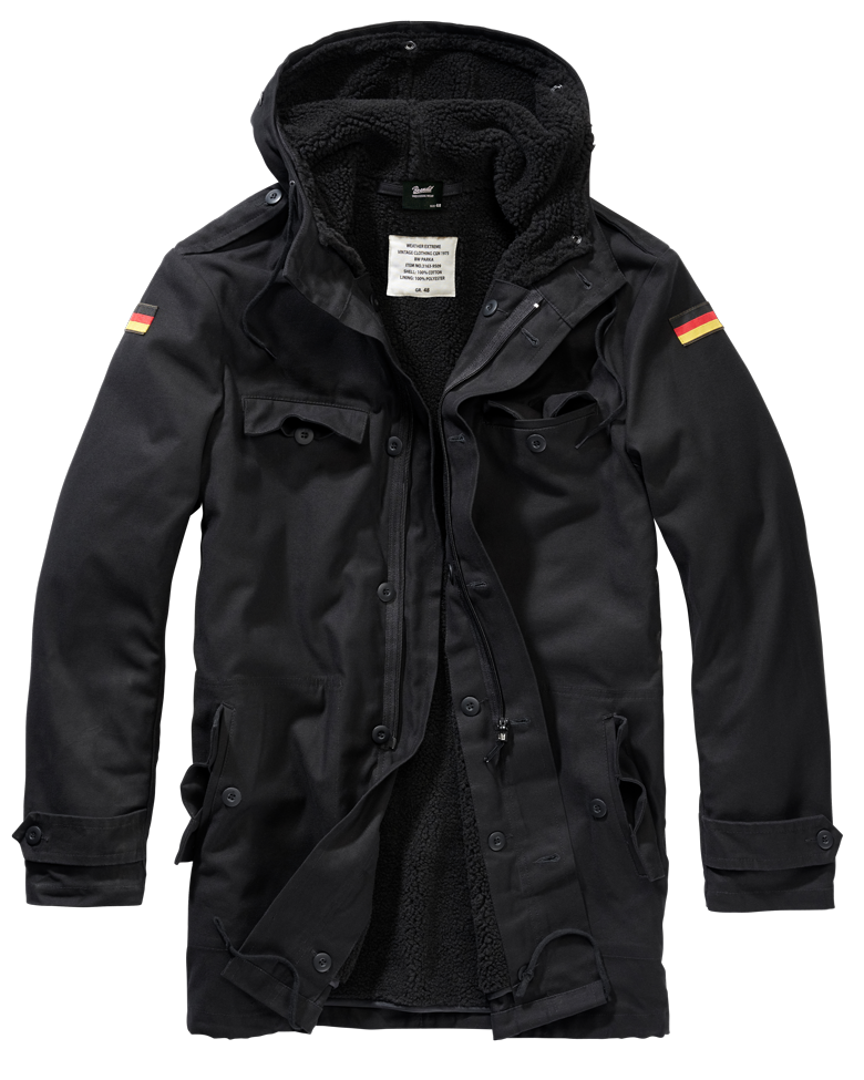 Brandit German Parka Black