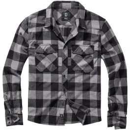 Brandit Check Shirt Grey/Black