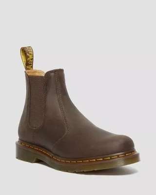 Dr. Martens 2976 Chelsea Boot Gaucho Crazy Horse Yellow Stitch