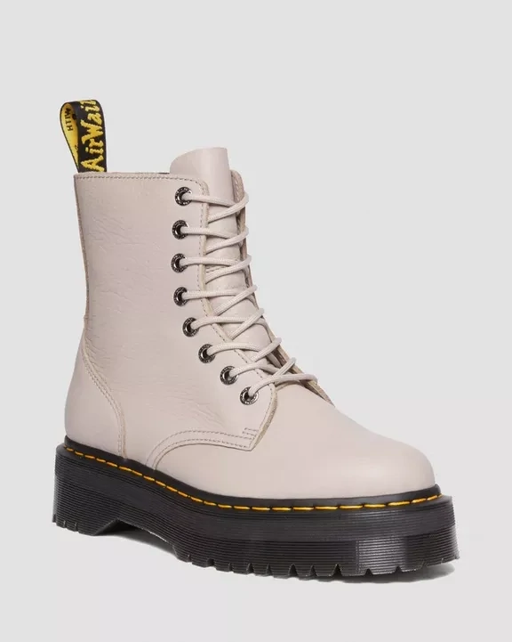 DR. MARTENS Ladies 1460 8 Eye Virginia Pascal Boot Cherry Red Soft