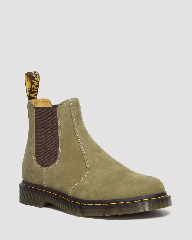 Dr. Martens 2976 Tumbled Nubuck Leather Muted Olive Dr. Martens 2976 Tumbled Nubuck Leather Muted Olive