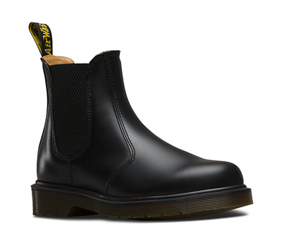 DR. MARTENS  2976 Black Smooth Chelsea Boot