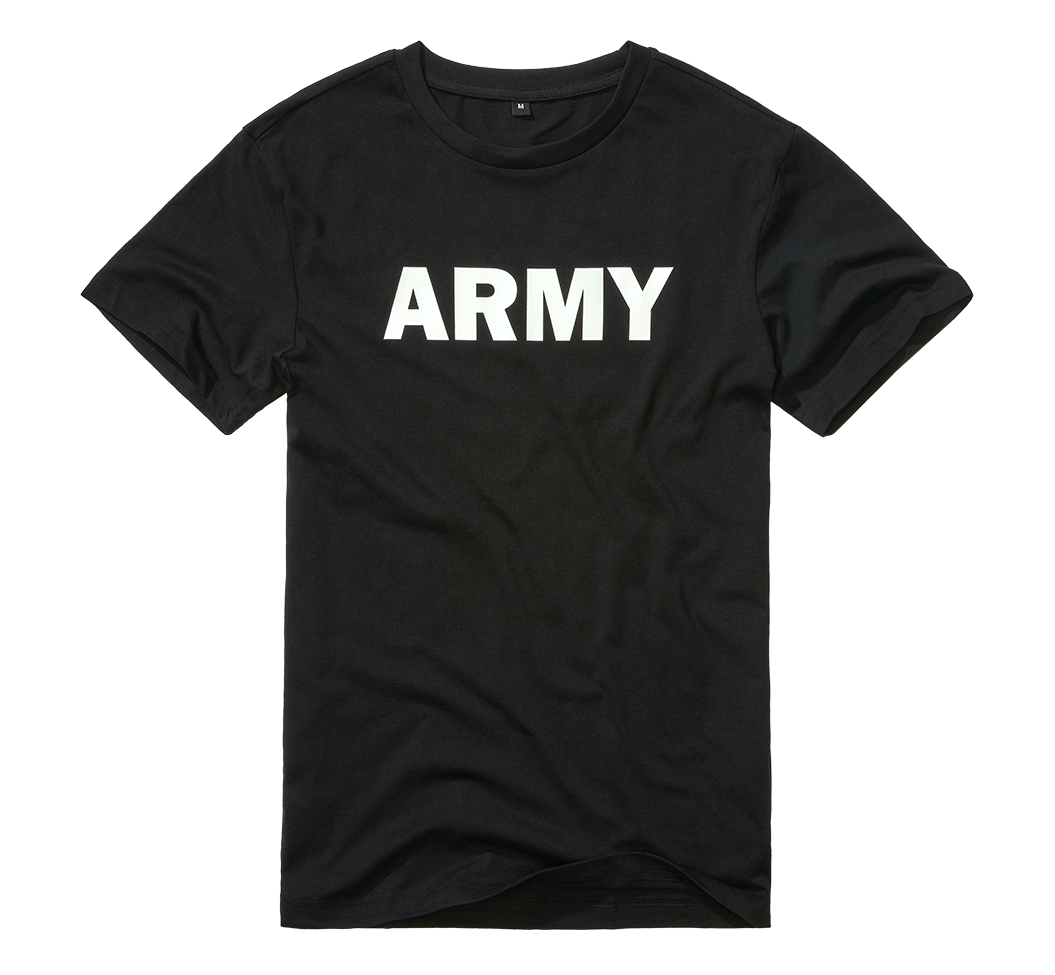 Brandit Army T Shirt Black