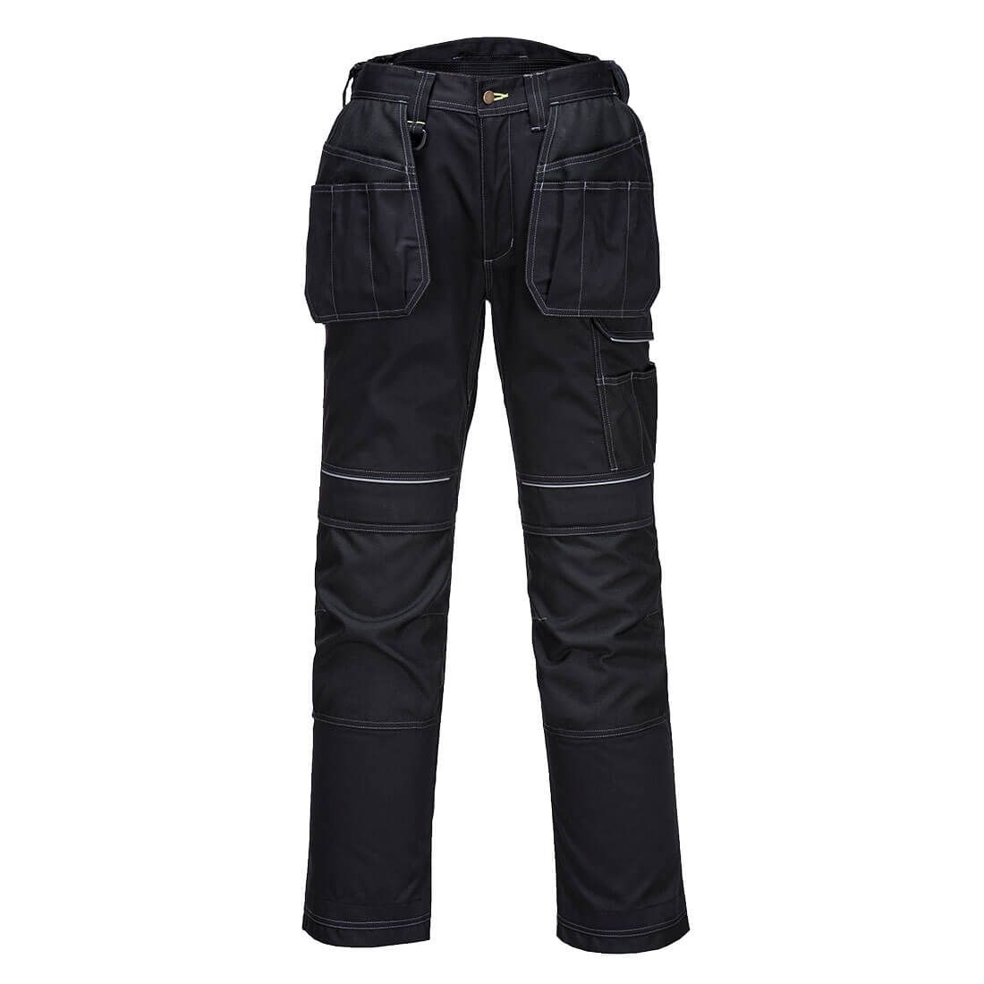 Portwest PW305 Stretch  Holster Work Trousers Black