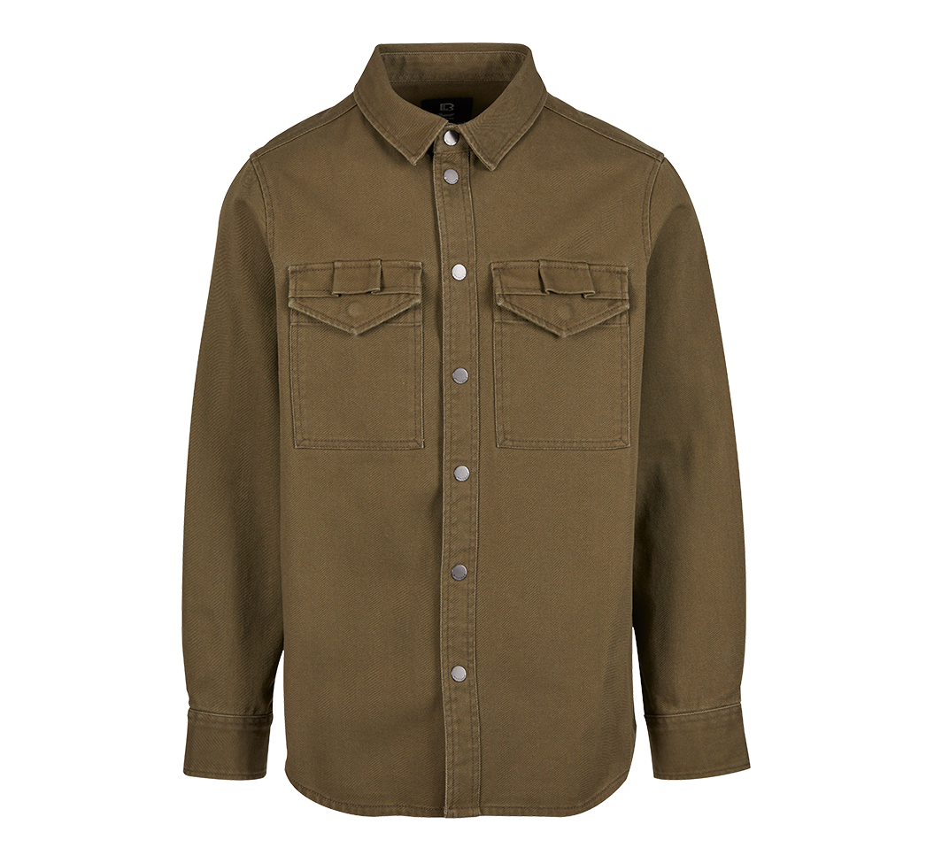 Brandit Heavy Twill Work Shirt Olive