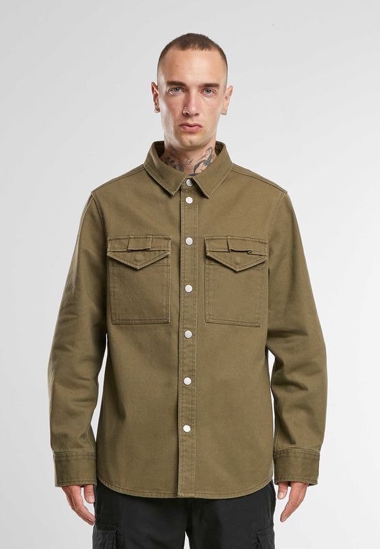 Brandit Heavy Twill Work Shirt Olive