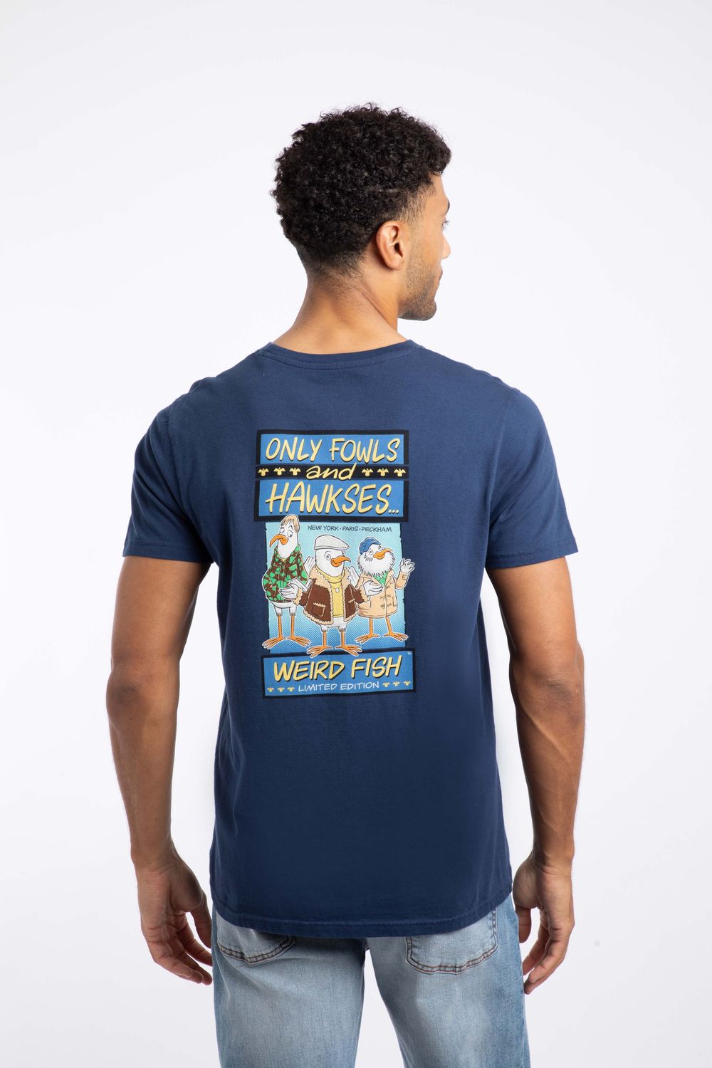 Weird Fish Only Fowls &amp; Hawkses Navy