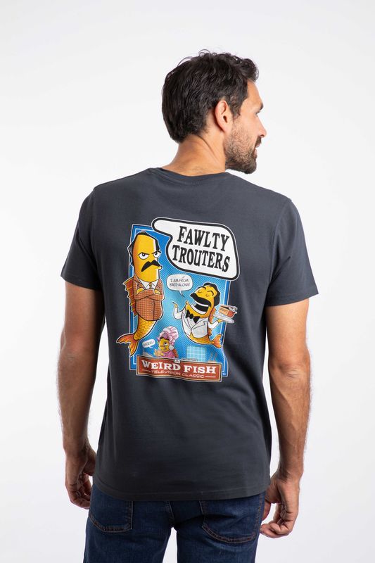 Weird Fish Fawlty Trouters Navy
