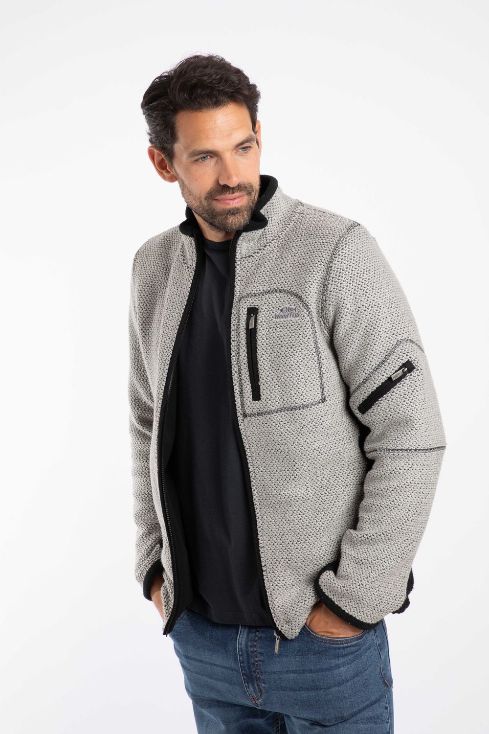Weird Fish Berhan Full Zip Lined Macaroni Jacket