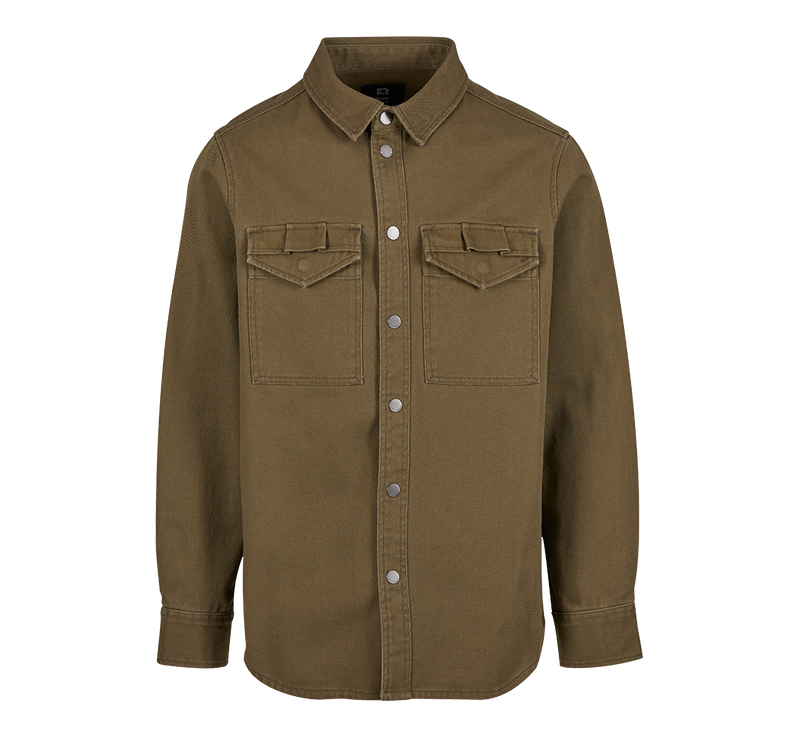 Brandit Heavy Twill Work Shirt Olive