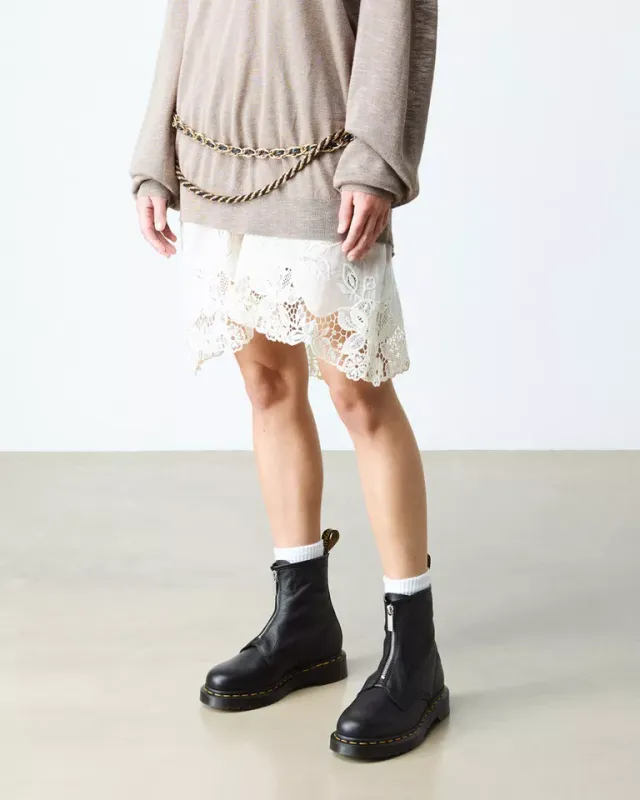 Dr. Martens 1460 Soft Leather Zip Up Boots