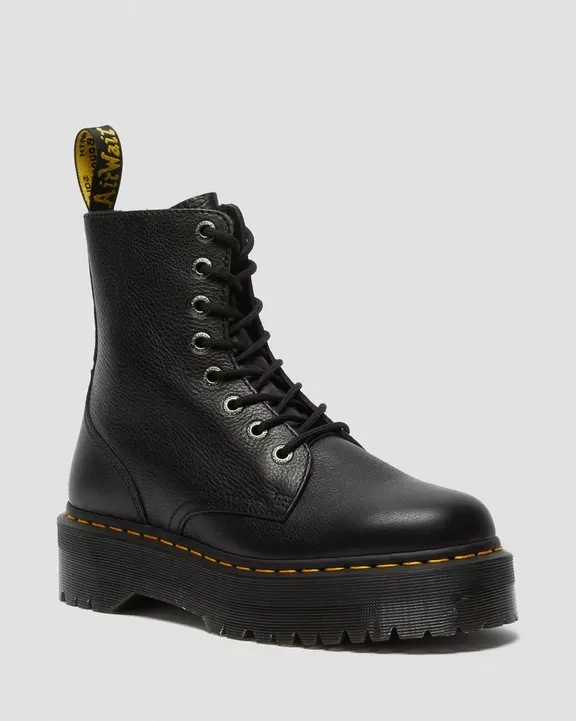 Dr. Martens Jadon III  Pisa Leather Platform Black