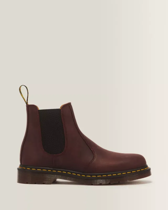 Dr. Martens 2976 Cherry Red Crazy Horse Chelsea Boots