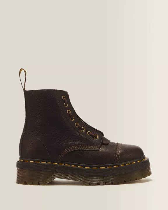 Dr. Martens Sinclair Soft Leather Platform Dark Brown Dr. Martens Sinclair Soft Leather Platform Dark Brown