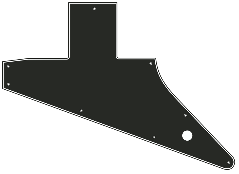 Gibson® Explorer® 76 reissue Style Pickguard - custom styles & options