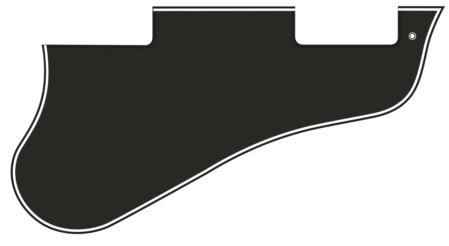 Gibson® ES 335 Long Style Pickguard