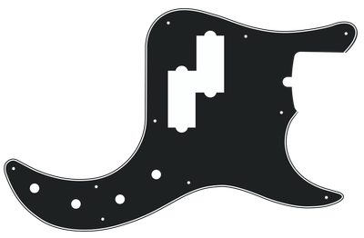 Fender® American Deluxe Precision Bass® (P-Bass) 4 string Style Pickguard