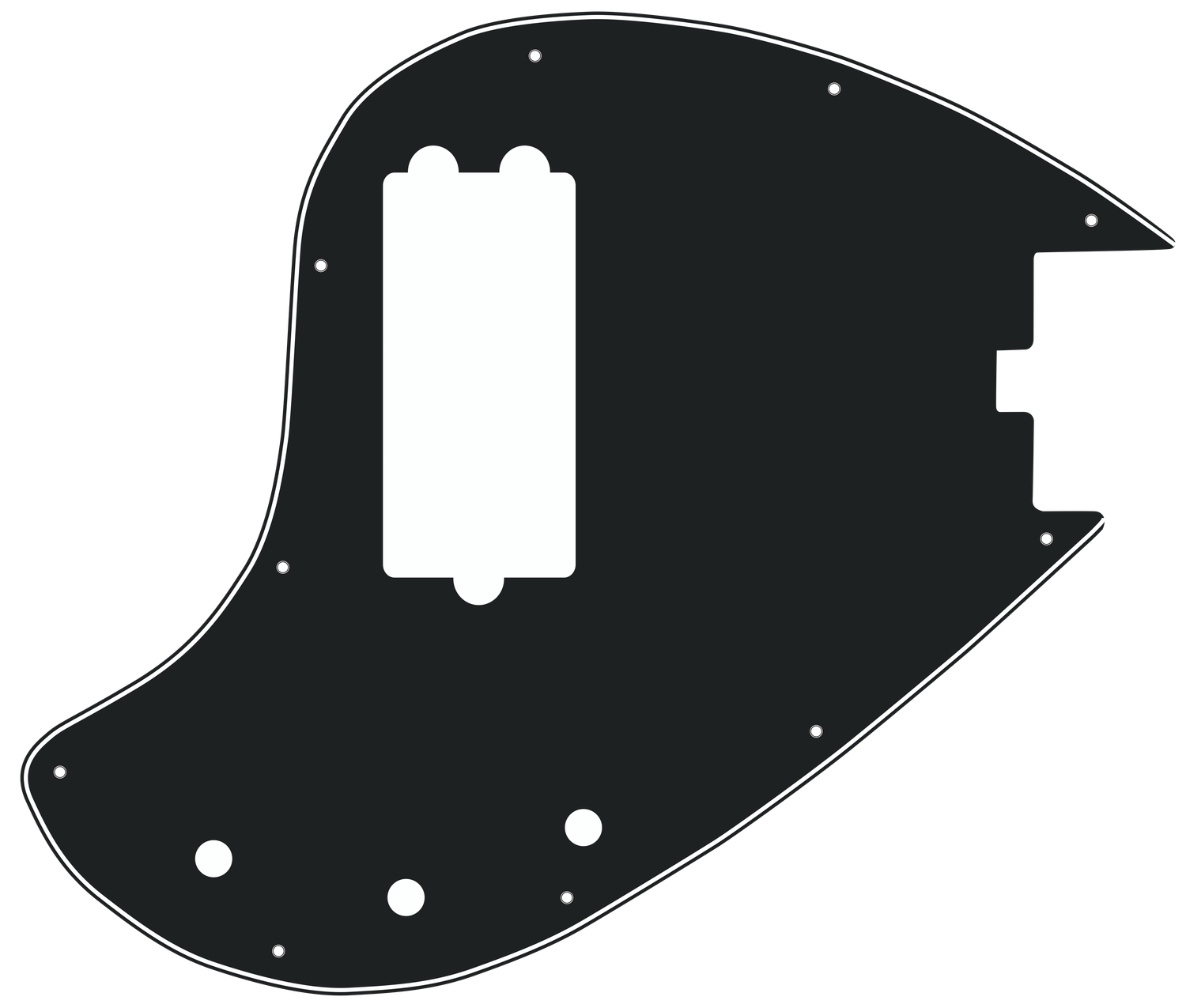 Musicman® Ernie Ball® OLP 5 string Style Pickguard